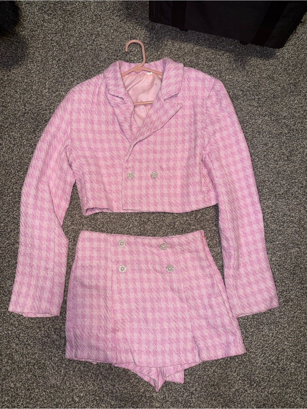 Pink Matching Set with skort